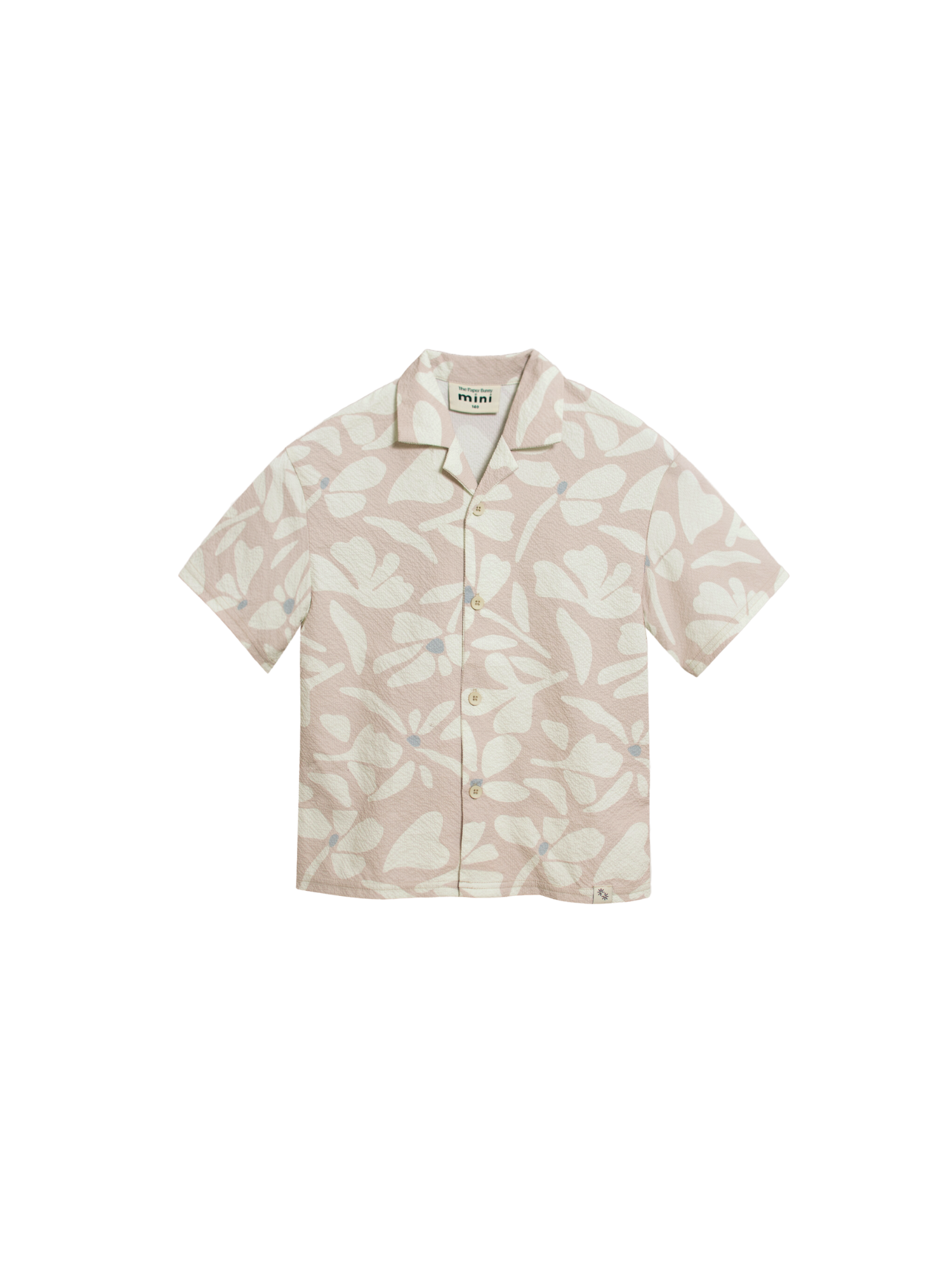 Mini Resort Shirt (Seersucker Field Cream)