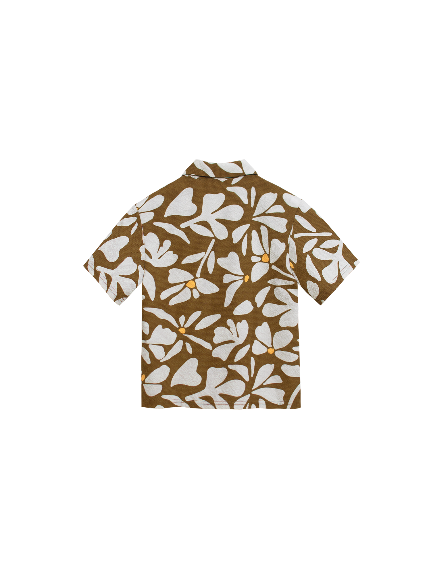 Mini Resort Shirt (Seersucker Field Mocha)