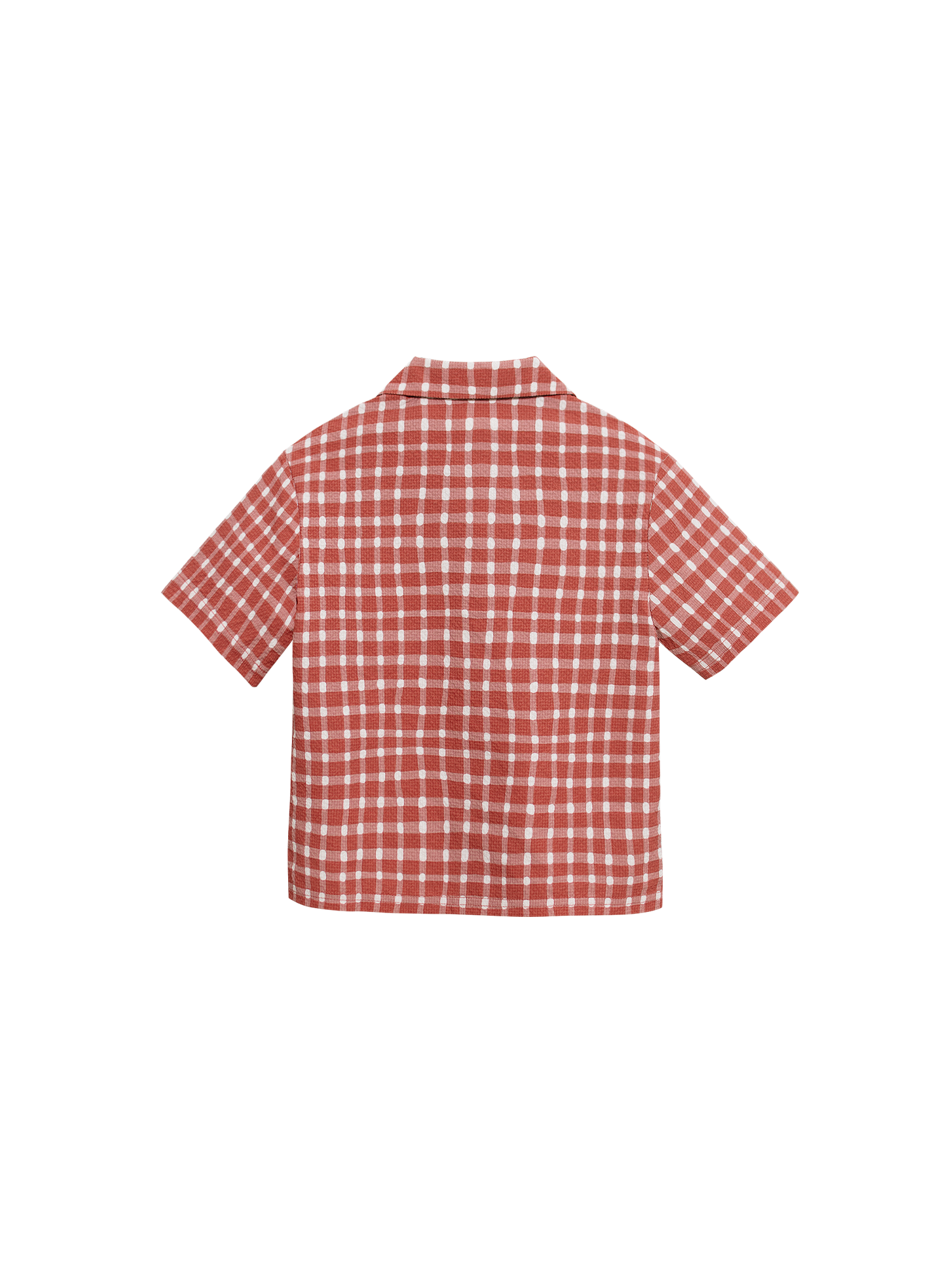 Mini Resort Shirt (Seersucker Gingham)