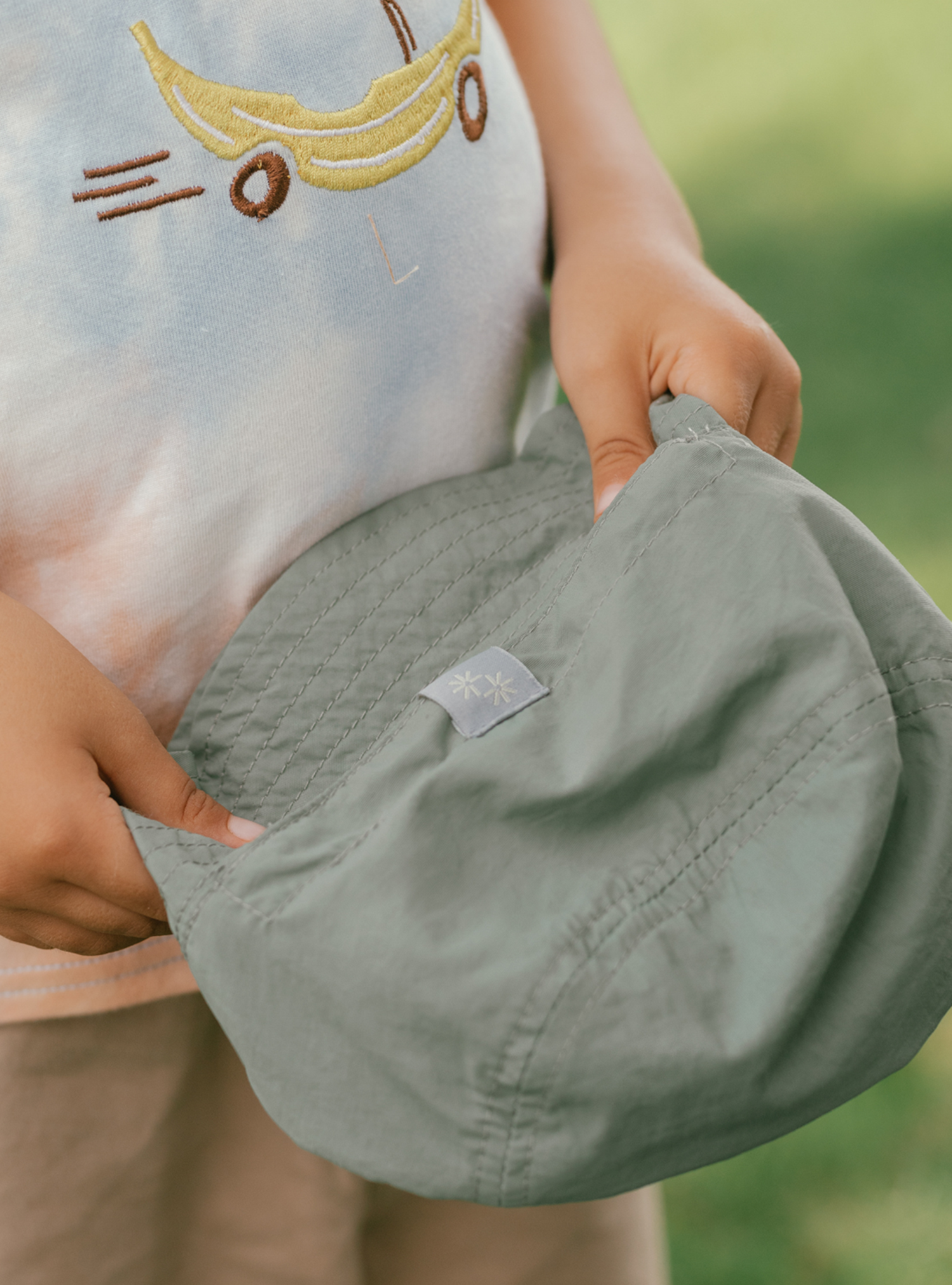 Banana Car Kids Pocket Bucket Hat