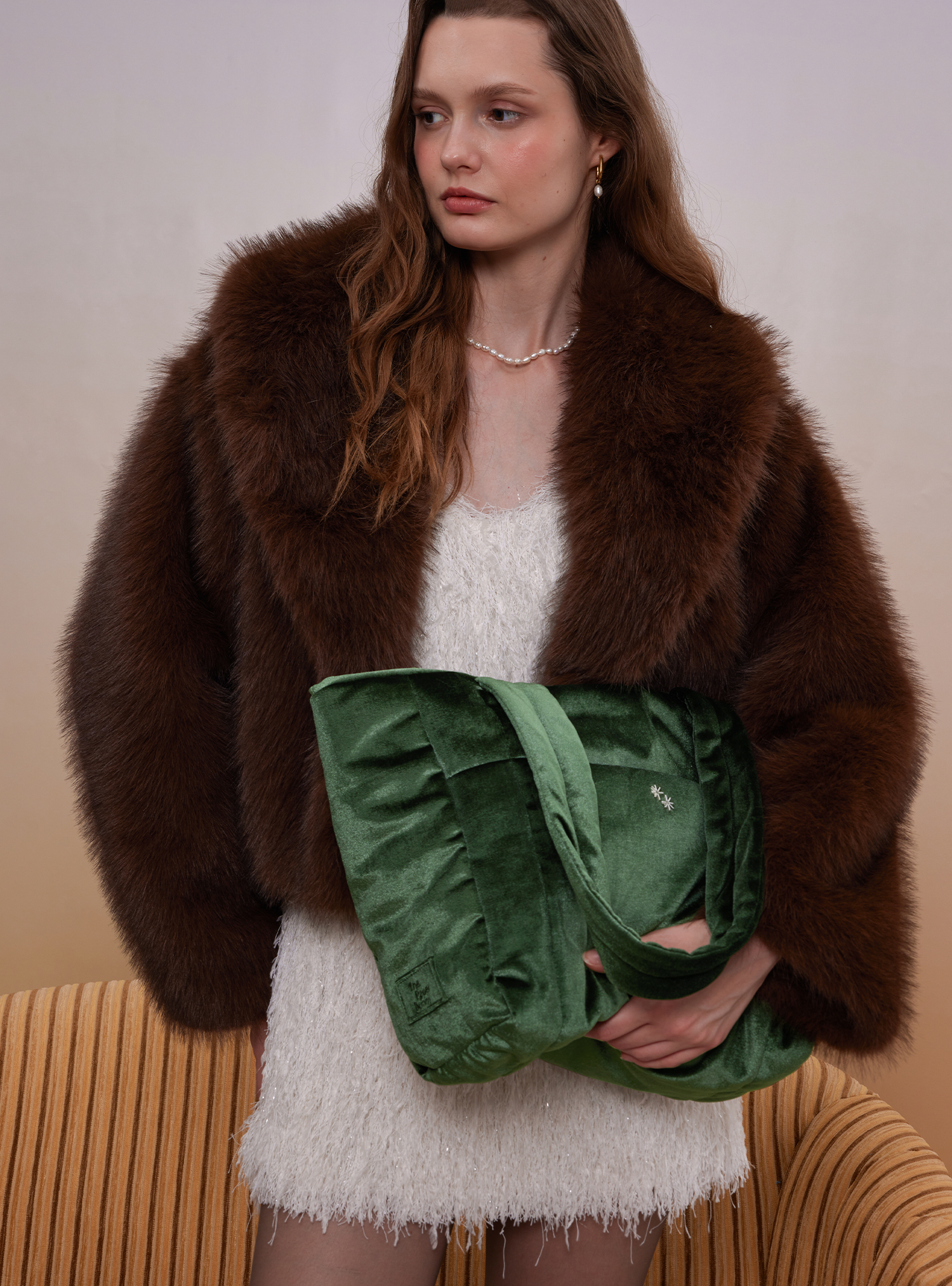 Puffer Shopper (Velvet Emerald)