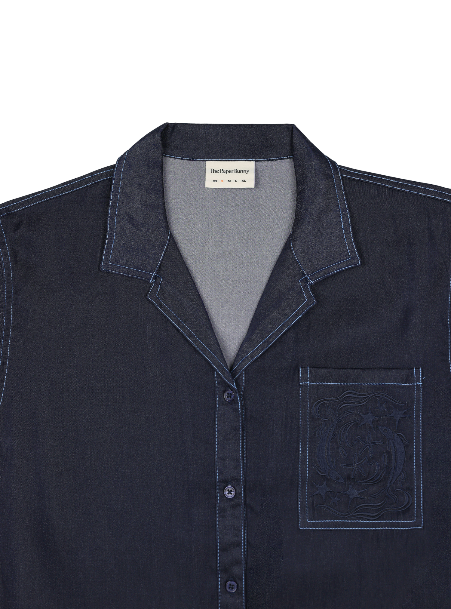 Resort Shirt (Dark Chambray)