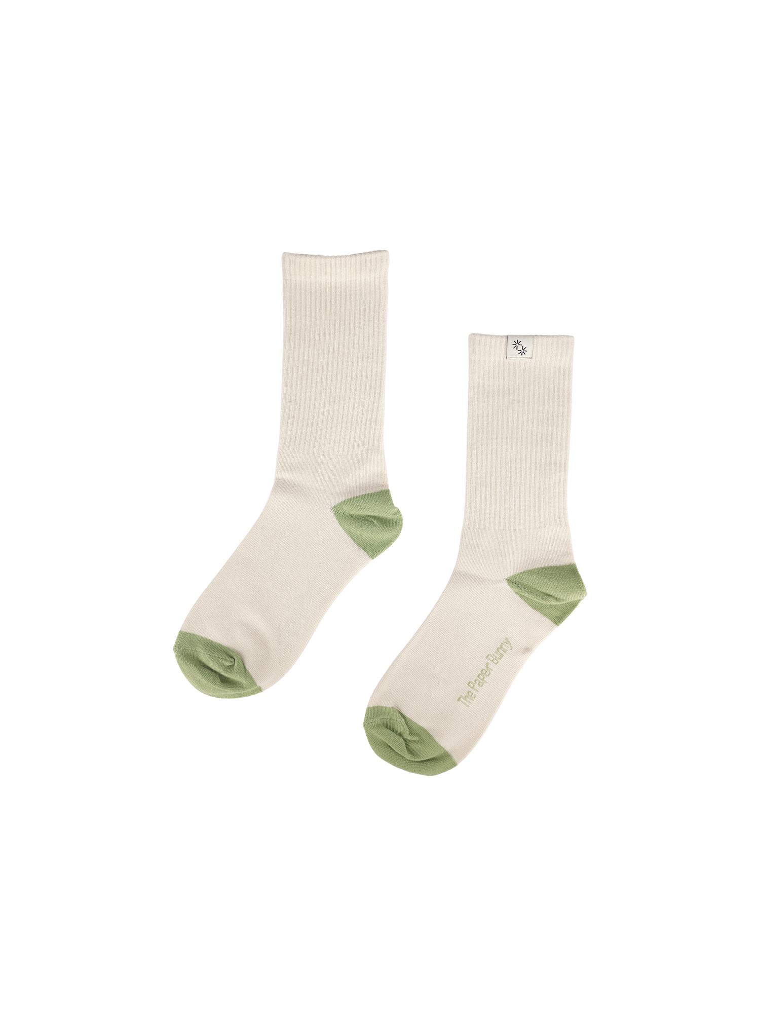 Ribbed Knit Socks (Vanilla)